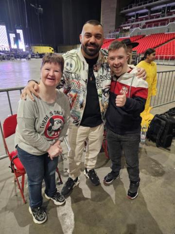 az alapítvány ügyfelei a Budapest Arénában